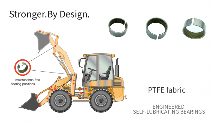 Подшипники ткани PTFE самосмазочные